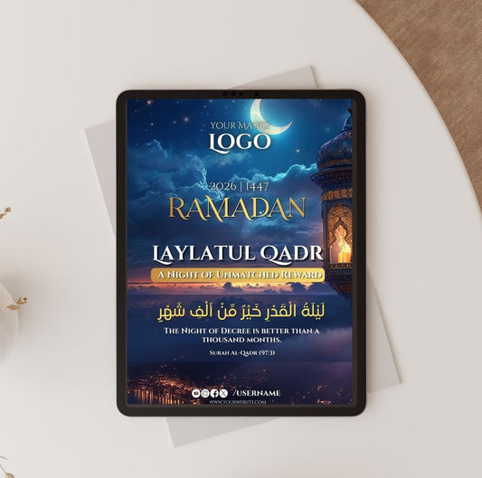 Ramadan 2026 Personalized Events poster