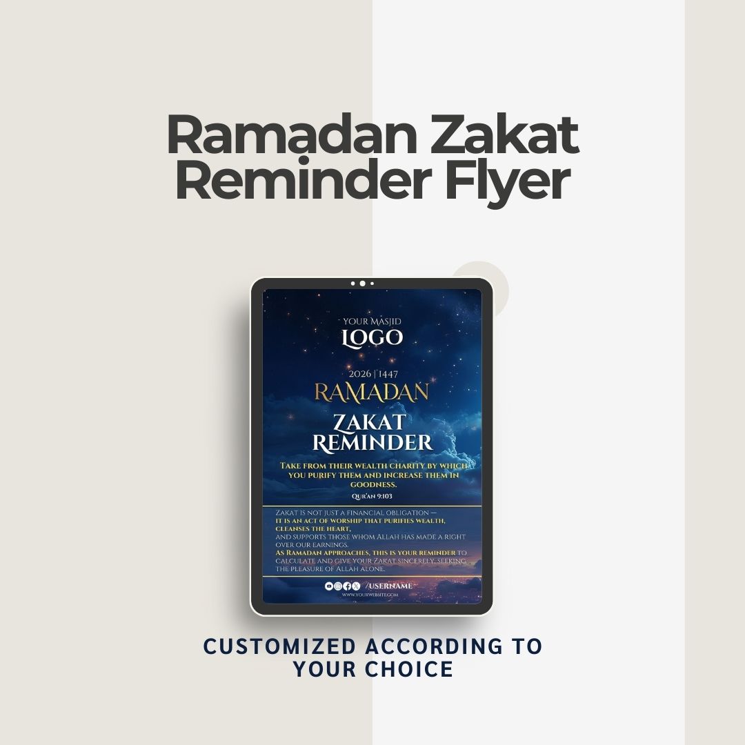 Ramadan Media Kit |  Ramadan Calendar & Daily Schedule | Premium Designs | Editable Canva Design Pack