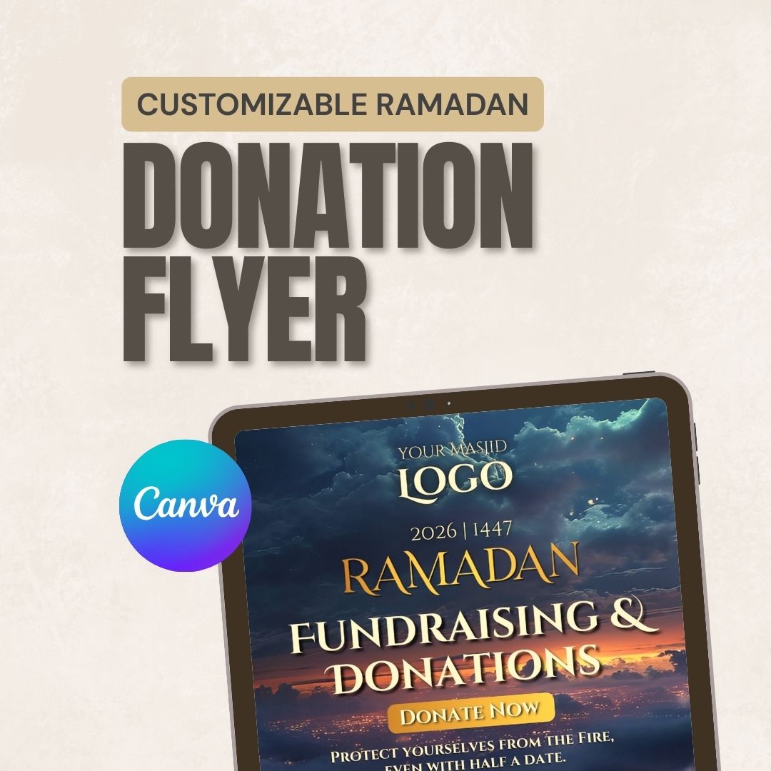 Ramadan Media Kit |  Ramadan Calendar & Daily Schedule | Premium Designs | Editable Canva Design Pack