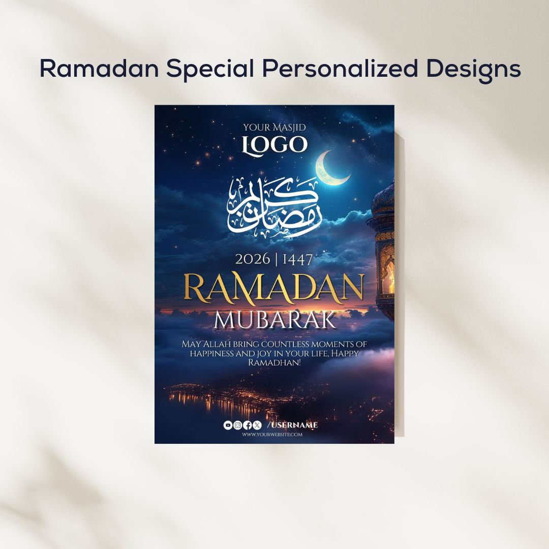 Ramadan arrival and Greeting posters-2026
