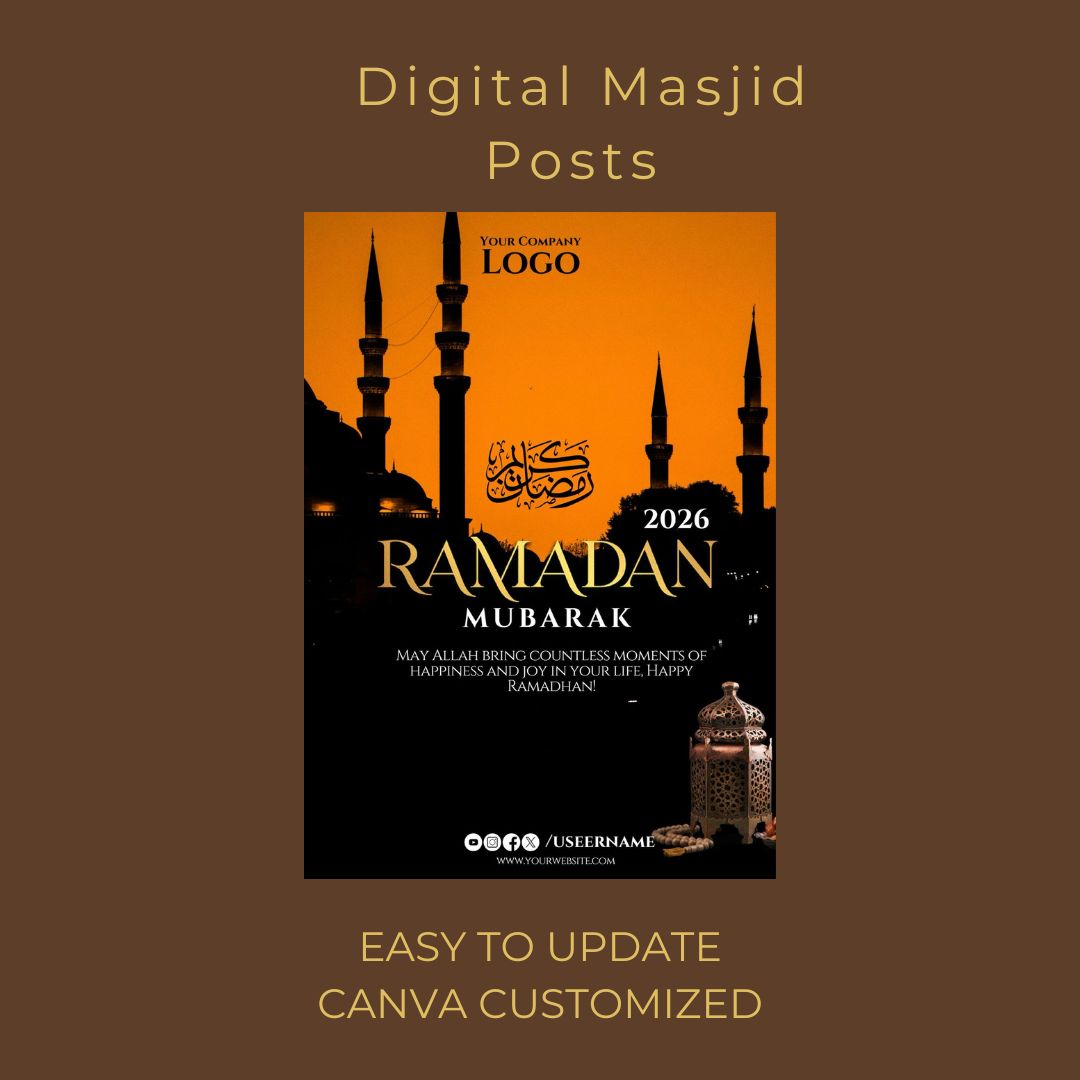 Ramadan arrival and Greeting posters-2026