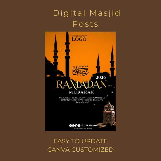 Ramadan arrival and Greeting posters-2026