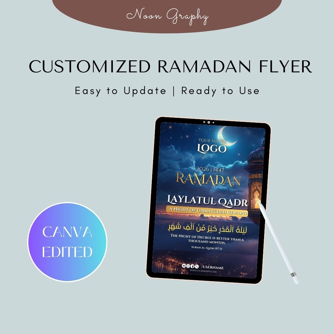 Ramadan 2026 Personalized Events poster