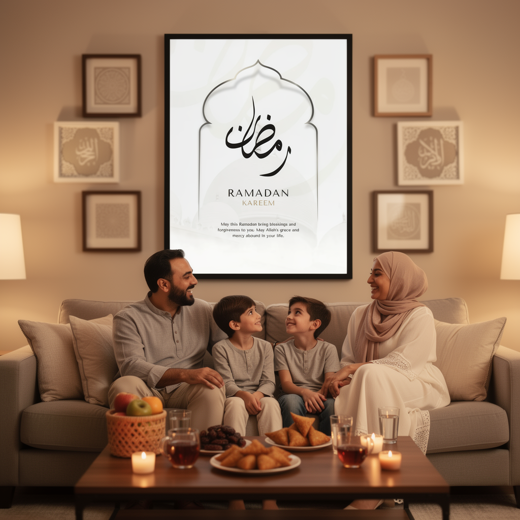 Ramadan Kareem – Framed Matte Poster
